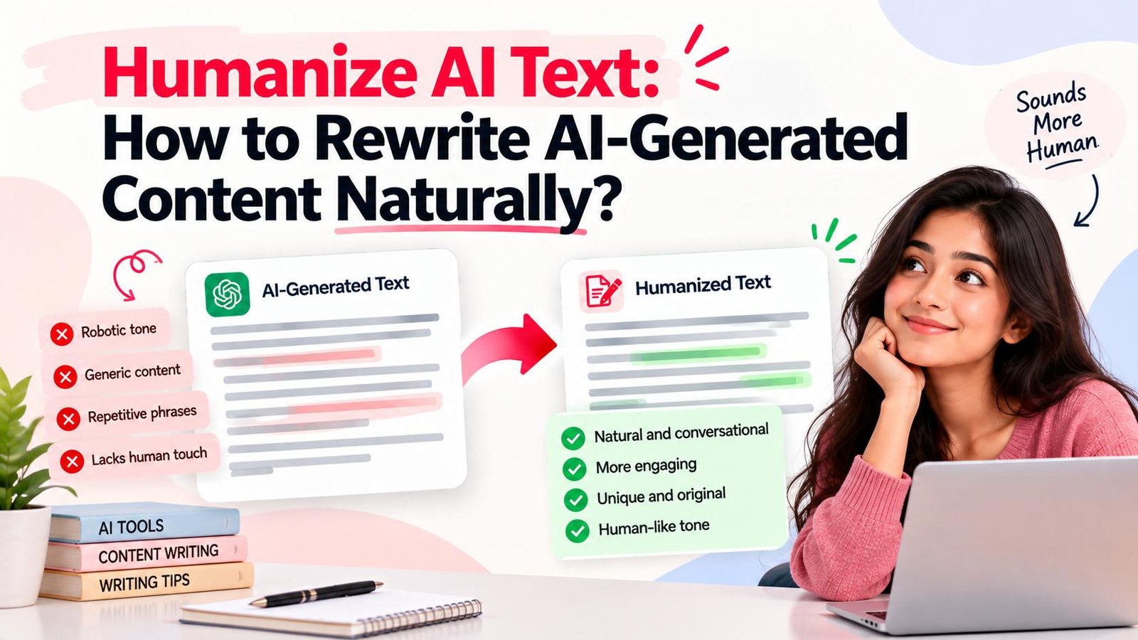 Step-by-step guide to humanizing AI text for creators
